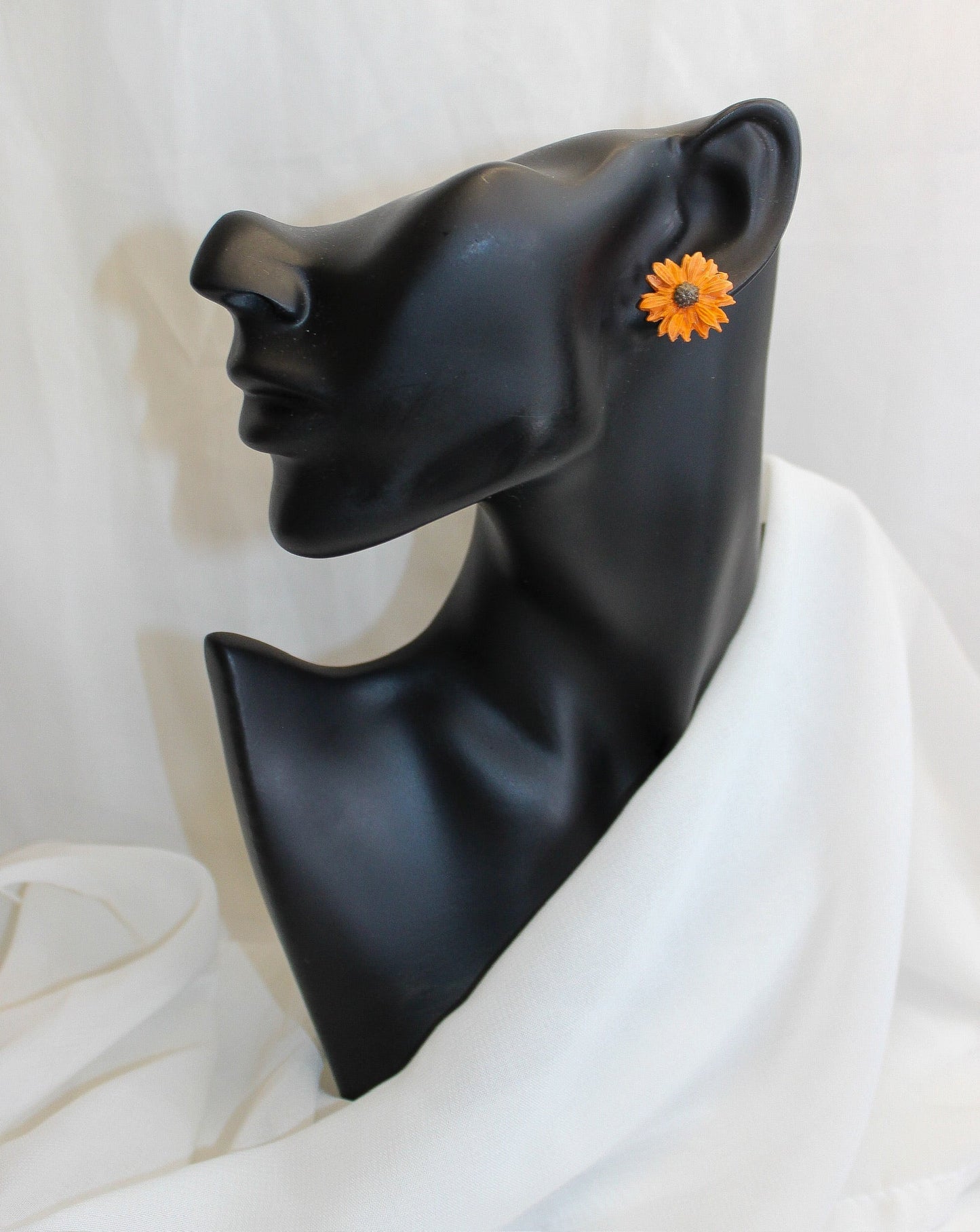 Cinnamon Blooms - Handmade Polymer Clay Earrings