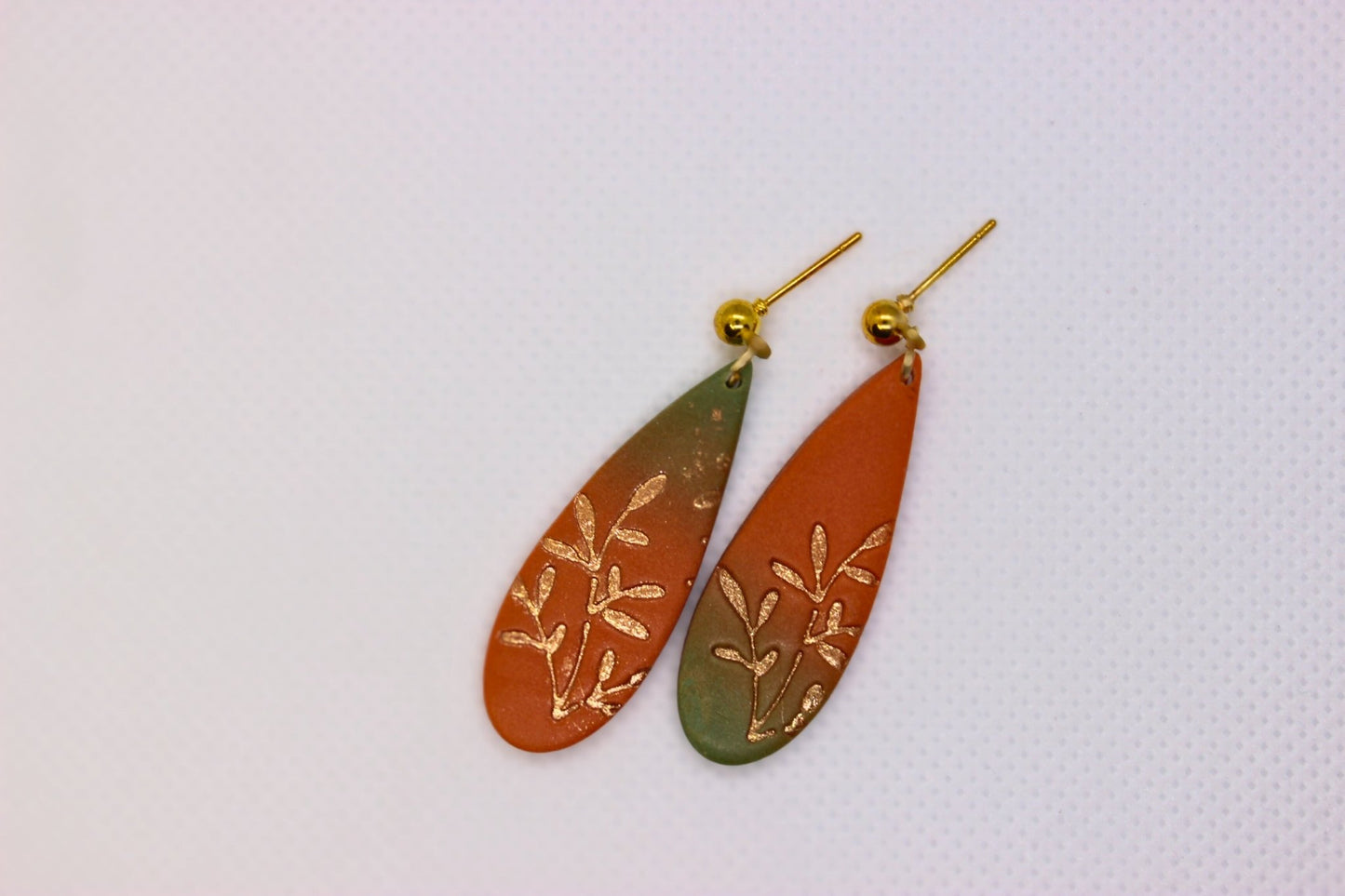 Sunset Serenade - Handmade Polymer Clay Earrings
