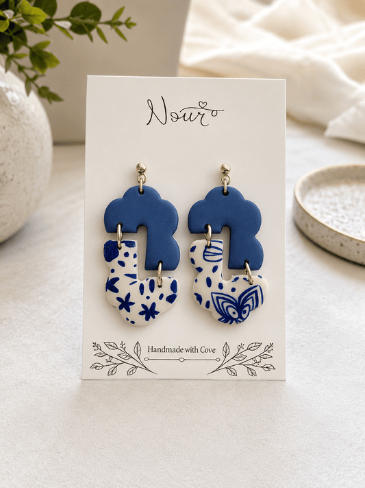 Beth - Handmade Polymer Clay Earrings