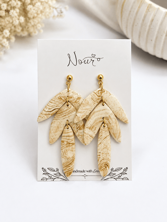 Dune - Handmade Polymer Clay Earrings