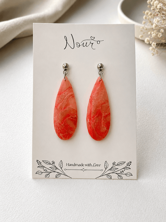 Lilly - Handmade Polymer Clay Earrings