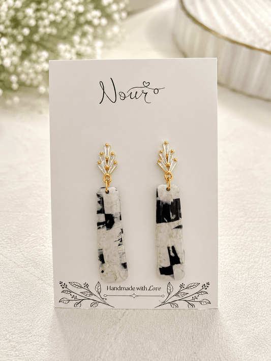 Marble - Handmade Polymer Clay Earrings