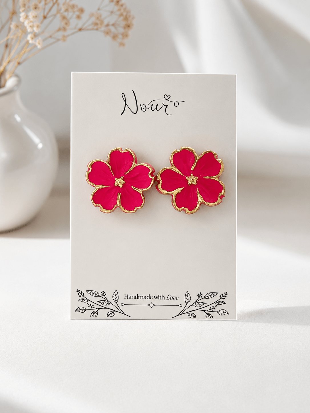 Poppy - Handmade Polymer Clay Earrings