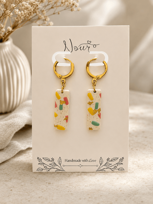 Sugar Sprinkle - Handmade Polymer Clay Earrings